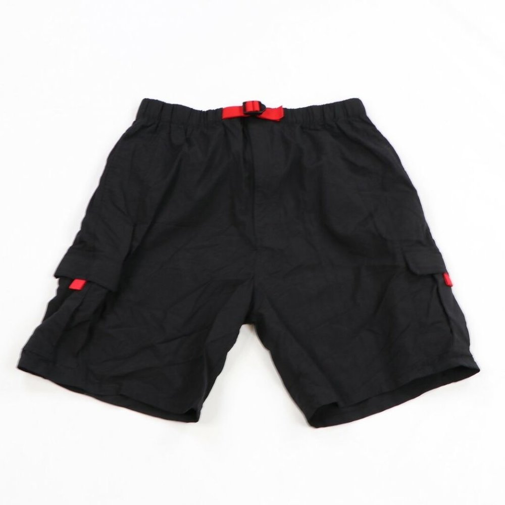 Vintage Marlboro Blank Nylon Cargo Shorts Red